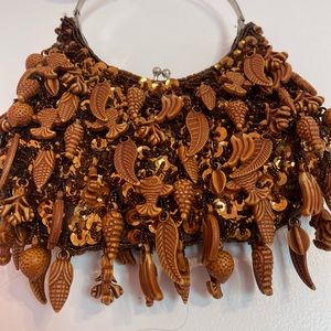 Unique small beaded purse(clutch size)